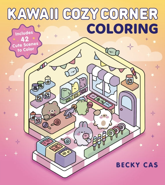 Kawaii Cozy Corner Coloring By Castaneda, Becky