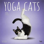 Yoga Cats 2026 Square Flap