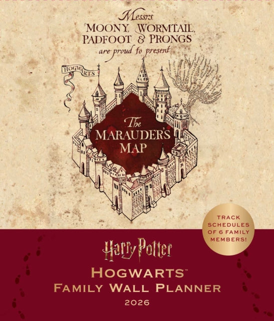 Hogwarts Family Wall Planner 2026