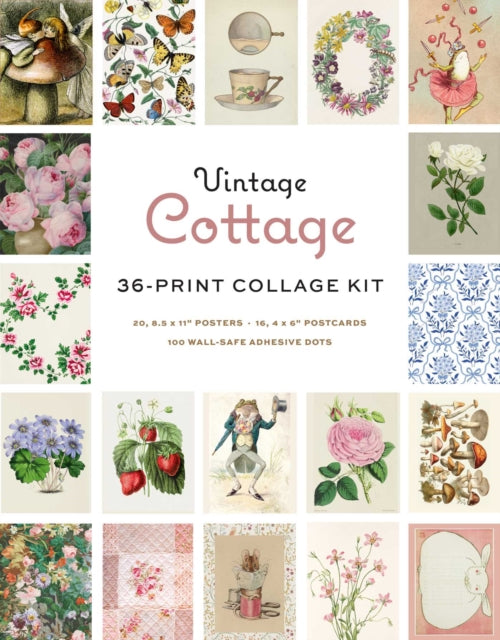 Vintage Cottage Wall Collage Kit By Insight Editions