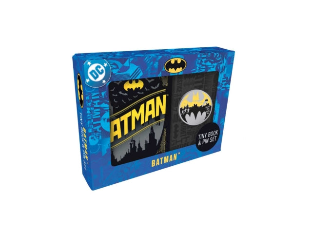 Dc Comics Batman Tiny Book & Pin Set