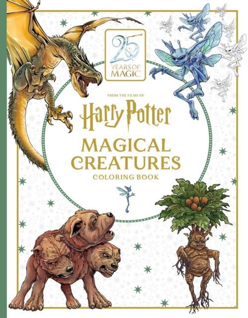 Harry Potter Magical Creatures Coloring By Insight Editions
