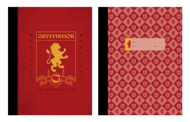 Harry Potter Gryffindor Notebook Set By Insight Editions