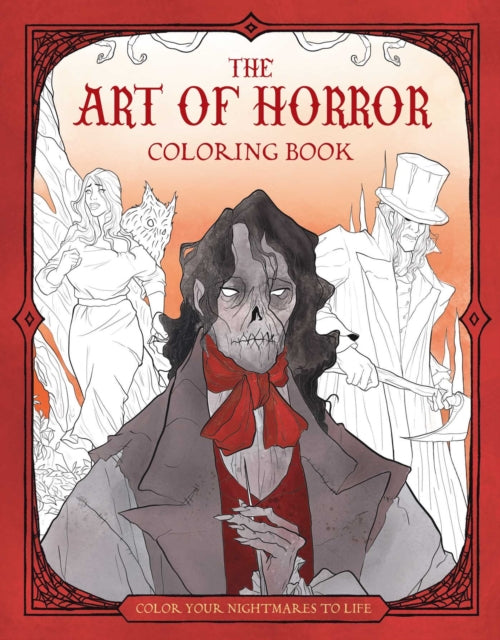 Horror Coloring Book By Larson, Abigail
