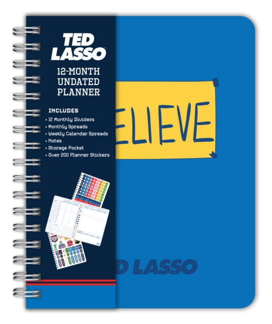 Ted Lasso Believe 12 Month Planner By Insight Editions