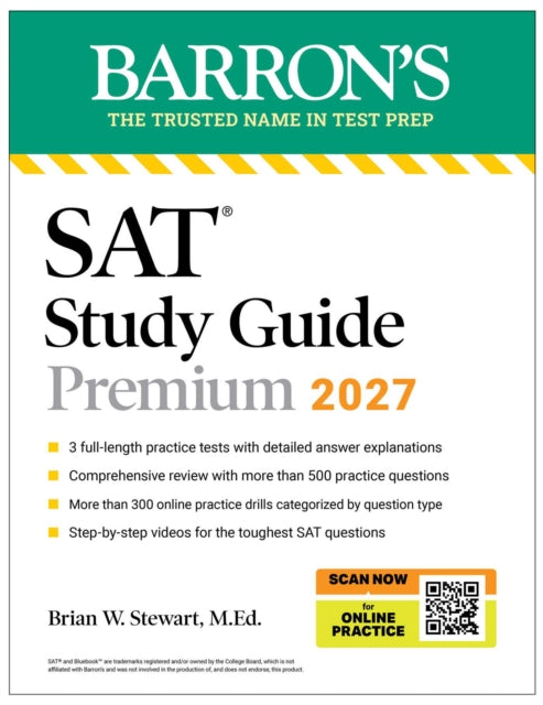 Sat Study Guide Premium 2027 By Stewart, Brian W