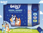 Bluey Oooh Shiny Book & 5 Sound Flashlig By Pi Kids