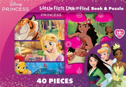 Disney Princess Animal/book & Puzzle Set