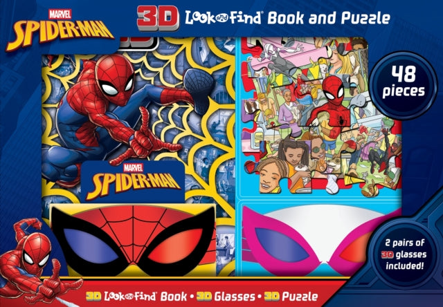 Marvel Spider Man 3d Look And Find Book
