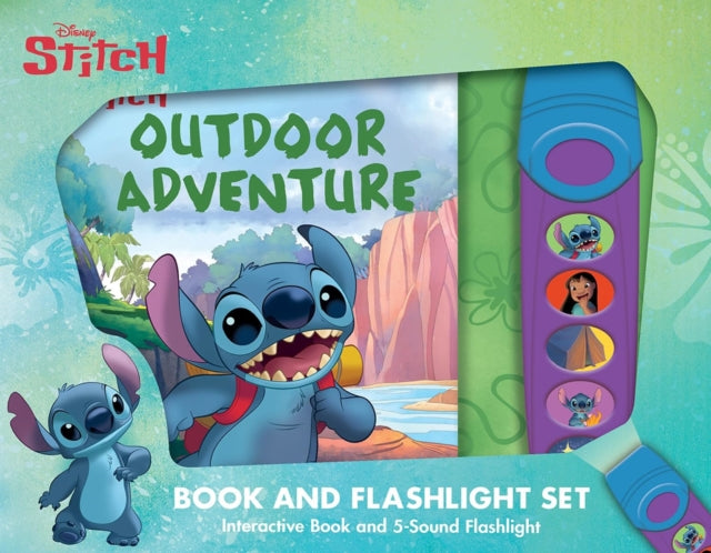 Disney Stitch Book & Flashlight