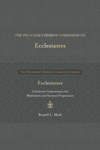 Preachers Hebrew Companion To Ecclesiast