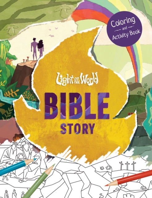 Light Of The World Bible Story Coloring By The Salvation Poem P