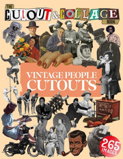 Cut Out And Collage Book Vintage Peo