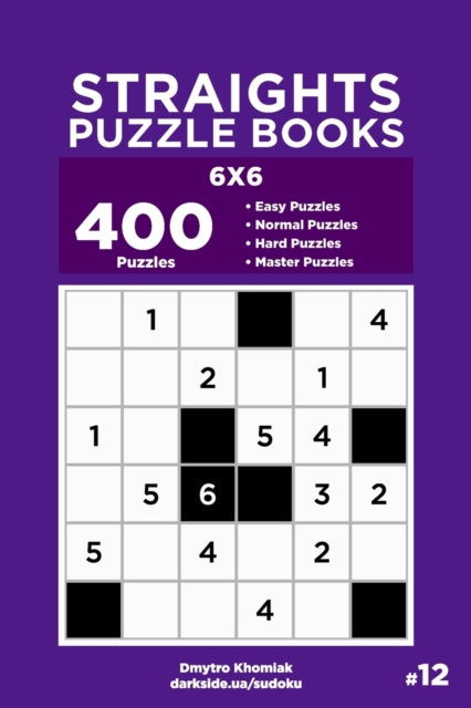Straights Puzzle Books - 400 Easy To Mas