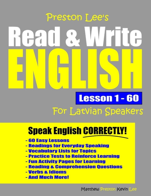 Preston Lee's Read   Write English Lesso