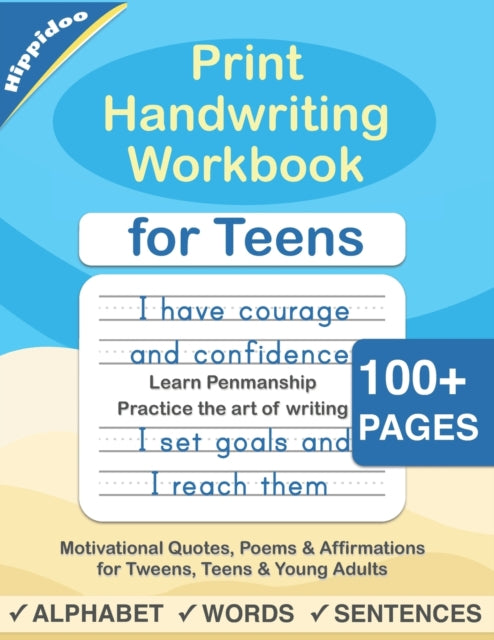 Print Handwriting Workbook For Teens: Im