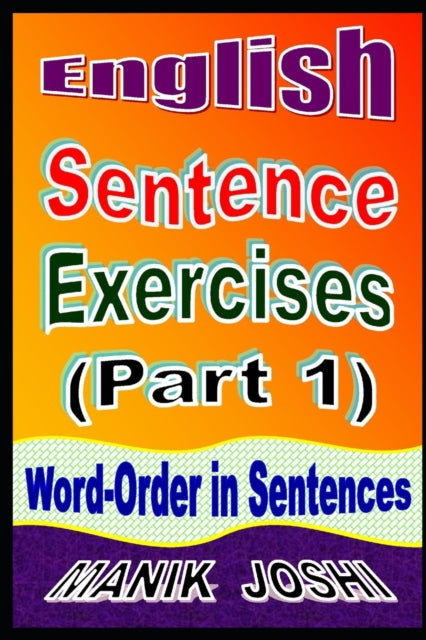 English Sentence Exercises (part 1): Wor