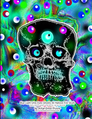 Blue Light Orbs Eyes Ghostly All Hallows
