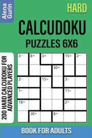 Hard Calcudoku Puzzles 6x6 Book For Adul