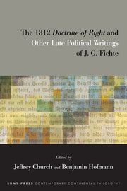 The 1812 Doctrine Of Right And Other Lat