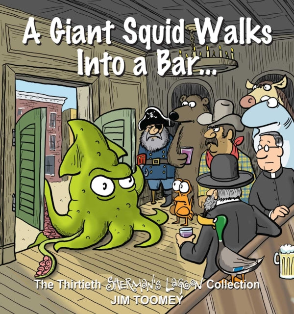 Giant Squid Walks Into A Bar