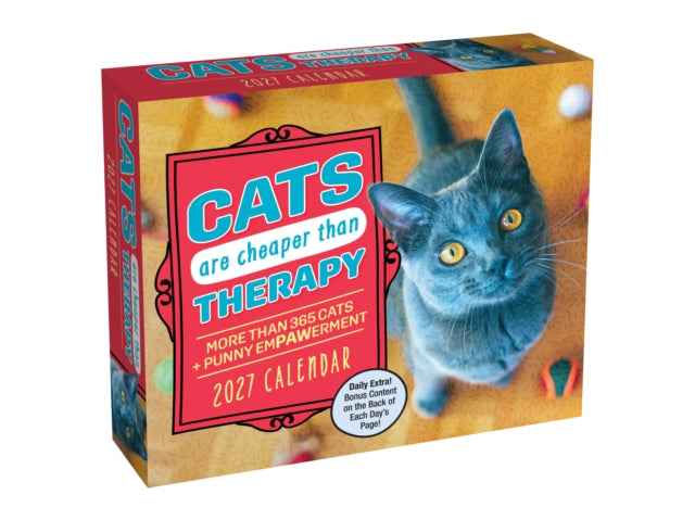 Cats Are Cheaper Than Therapy 2027 Dayto By Andrews Mcmeel Publi