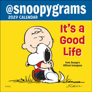 Peanuts Snoopygrams 2027 Mini Wall Calen By Peanuts Worldwide Ll