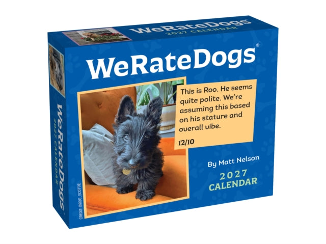 Weratedogs 2027 Daytoday Calendar By Nelson, Matt