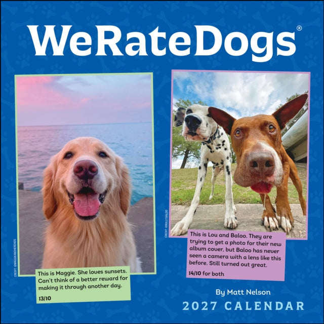 Weratedogs 2027 Wall Calendar By Nelson, Matt