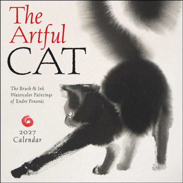 Artful Cat 2027 Wall Calendar By Penov C, Endre