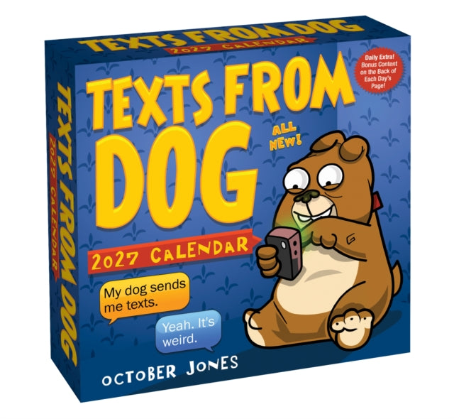Texts From Dog 2027 Daytoday Calendar By Jones, October