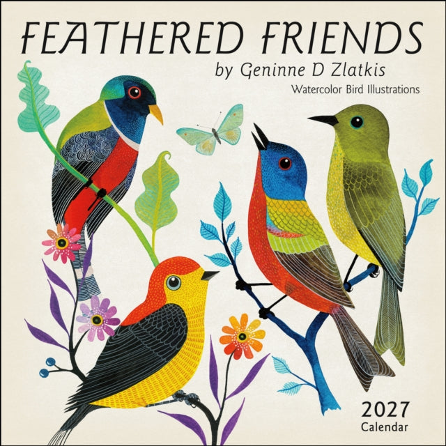 Feathered Friends 2027 Wall Calendar By Zlatkis, Geninne D