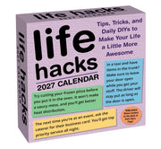 Life Hacks 2027 Daytoday Calendar By Bradford, Keith