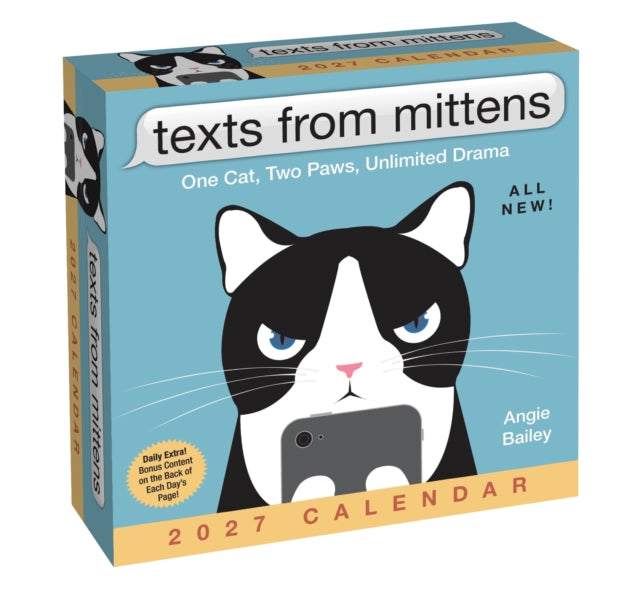 Texts From Mittens The Cat 2027 Daytoday By Bailey, Angie