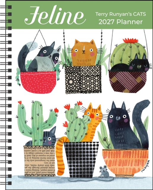 Feline 2027 Monthlyweekly Planner Calend By Runyan, Terry