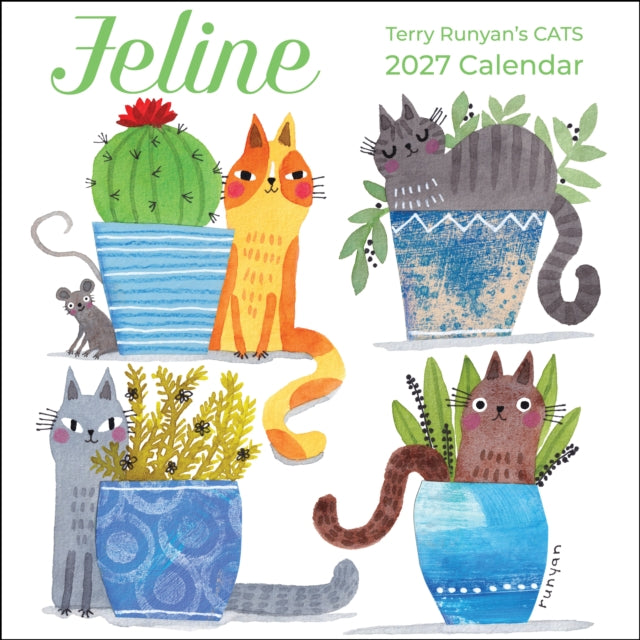 Feline 2027 Wall Calendar By Runyan, Terry