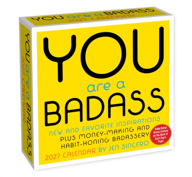You Are A Badass 2027 Daytoday Calendar By Sincero, Jen