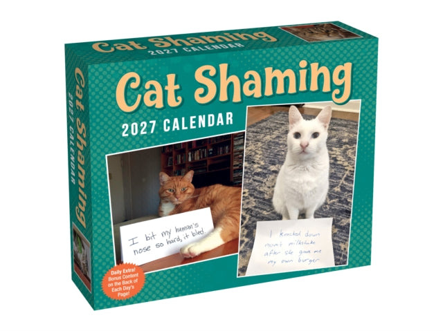 Cat Shaming 2027 Daytoday Calendar By Andrade, Pedro