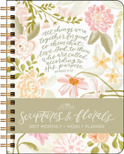 Scriptures & Florals 2027 Weeklymonthly By Loveall, Allison