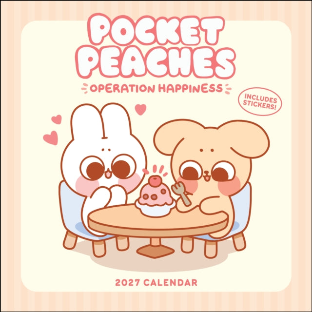 Pocket Peaches 2027 Wall Calendar With S By Wang, Dora