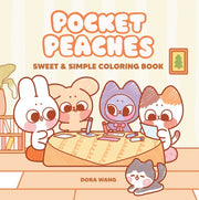 Pocket Peaches Sweet & Simple Coloring B By Dora Wang