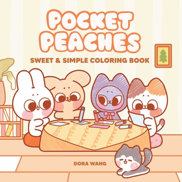 Pocket Peaches Sweet & Simple Coloring B By Dora Wang