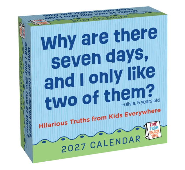 Live From Snack Time 2027 Daytoday Calen By Live From Snack Time