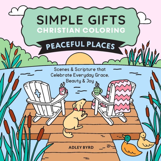 Simple Gifts Christian Coloring Peaceful