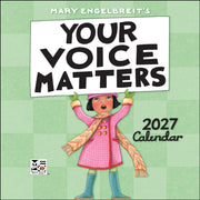 Mary Engelbreits Your Voice Matters 2027 By Engelbreit, Mary
