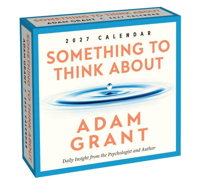 Adam Grant 2027 Daytoday Calendar By Grant, Adam