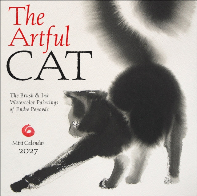Artful Cat2027 Mini Wall Calendar By Penov C, Endre