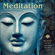 Meditation 2027 Mini Wall Calendar By Amber Lotus Publishi