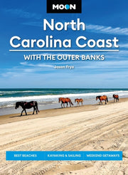 Moon North Carolina Coast With The Outer