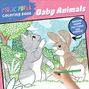 Magic Paper Coloring Book Baby Animals